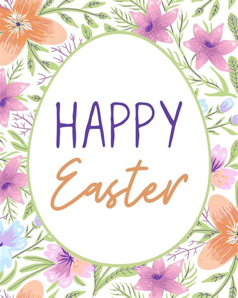 Free Happy Easter Printables